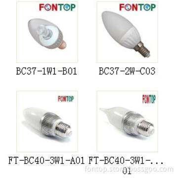 Several Candle and Flame LED Bulbs  E27 E14 Base